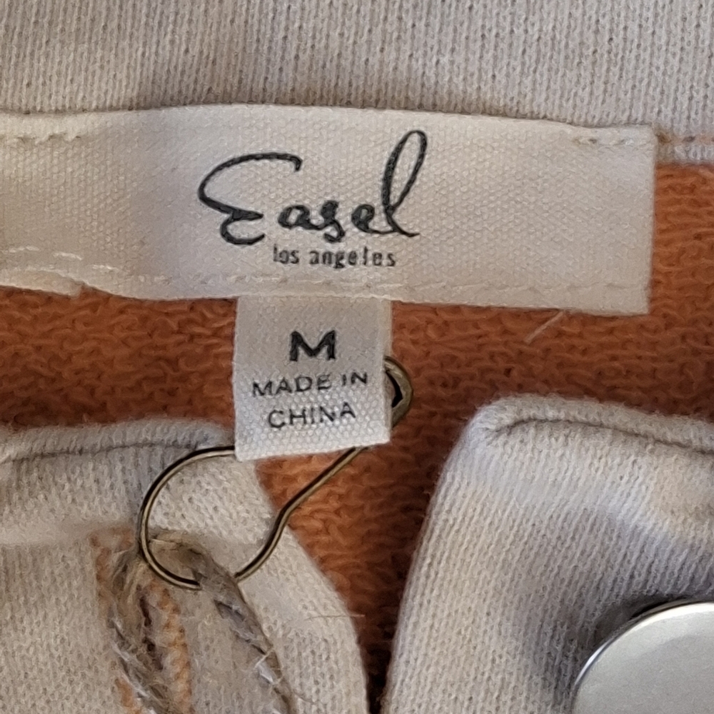 NWT Easel Long Sleeve Button Down Patchwork Boho … - image 6